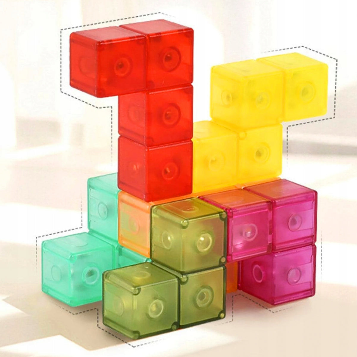 MAGNETIC PUZZLE CUBE PUZZLE magic ANTI-STRESS PUZZLE SET Manufacturer code BMC-1011