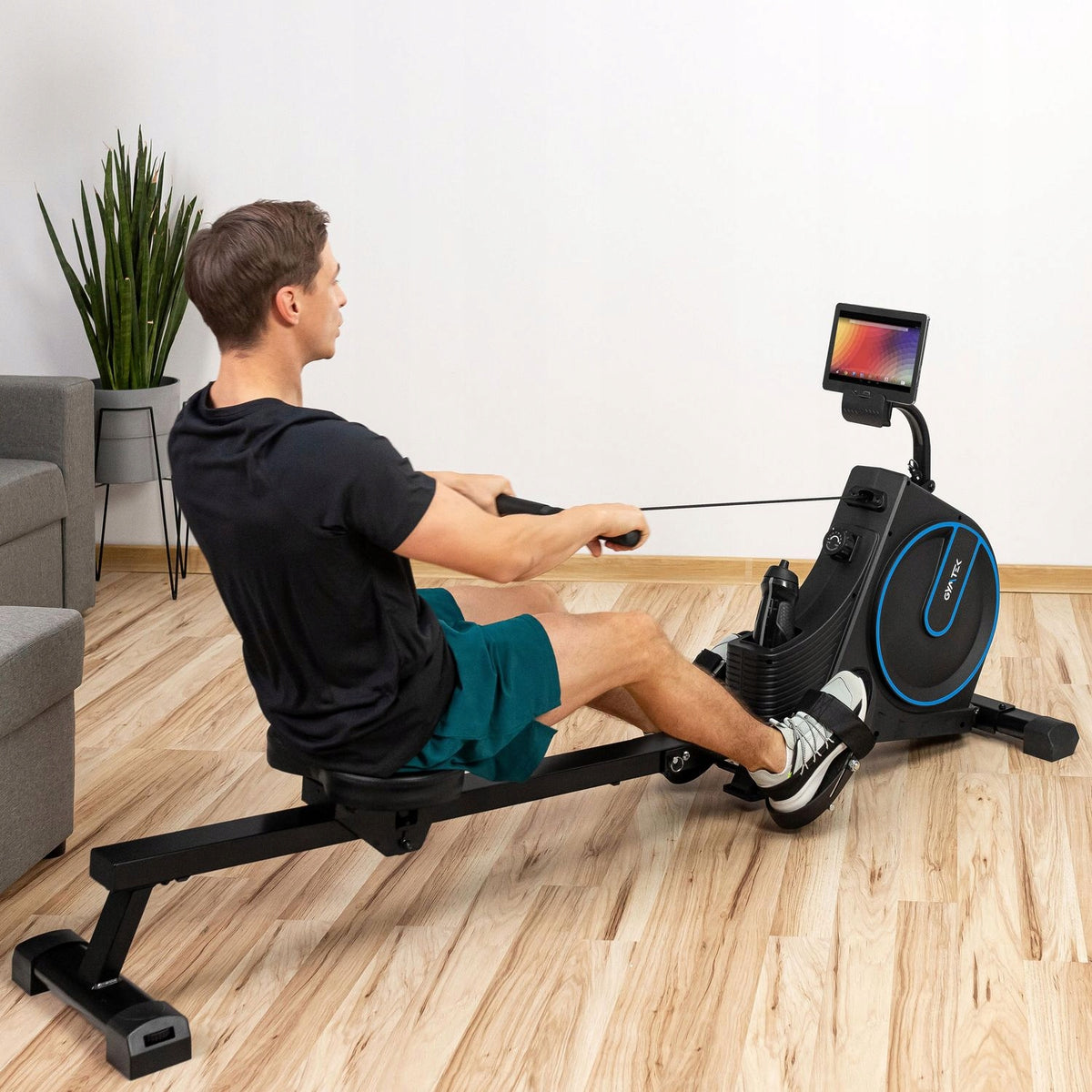 MAGNETIC ROWING MACHINE FOR HOME EXERCISES FOLDING ROWING MACHINE GYMTEK Manufacturer code XR1000