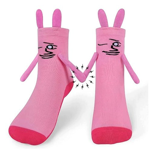 MAGNETIC SOCKS FUNNY COTTON FRIES FOR COUPLE GIFT