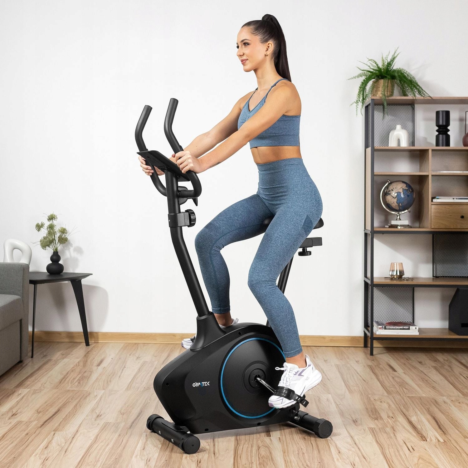 MAGNETIC STATIONARY EXERCISE BIKE FOR FITNESS EXERCISES XB1400 GYMTEK Brand Gymtek