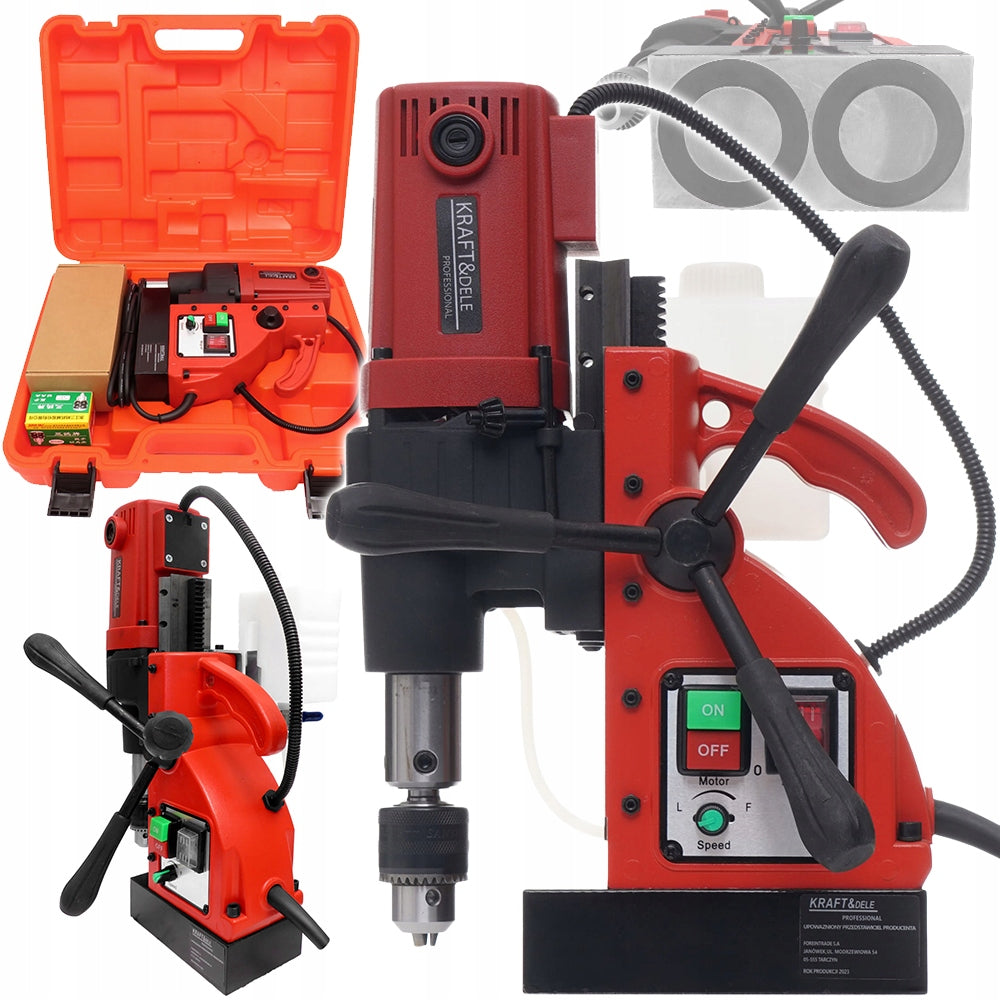 MAGNETIC VERTICAL TABLE DRILL 2150W 1700N 13MM WELDON 19MM