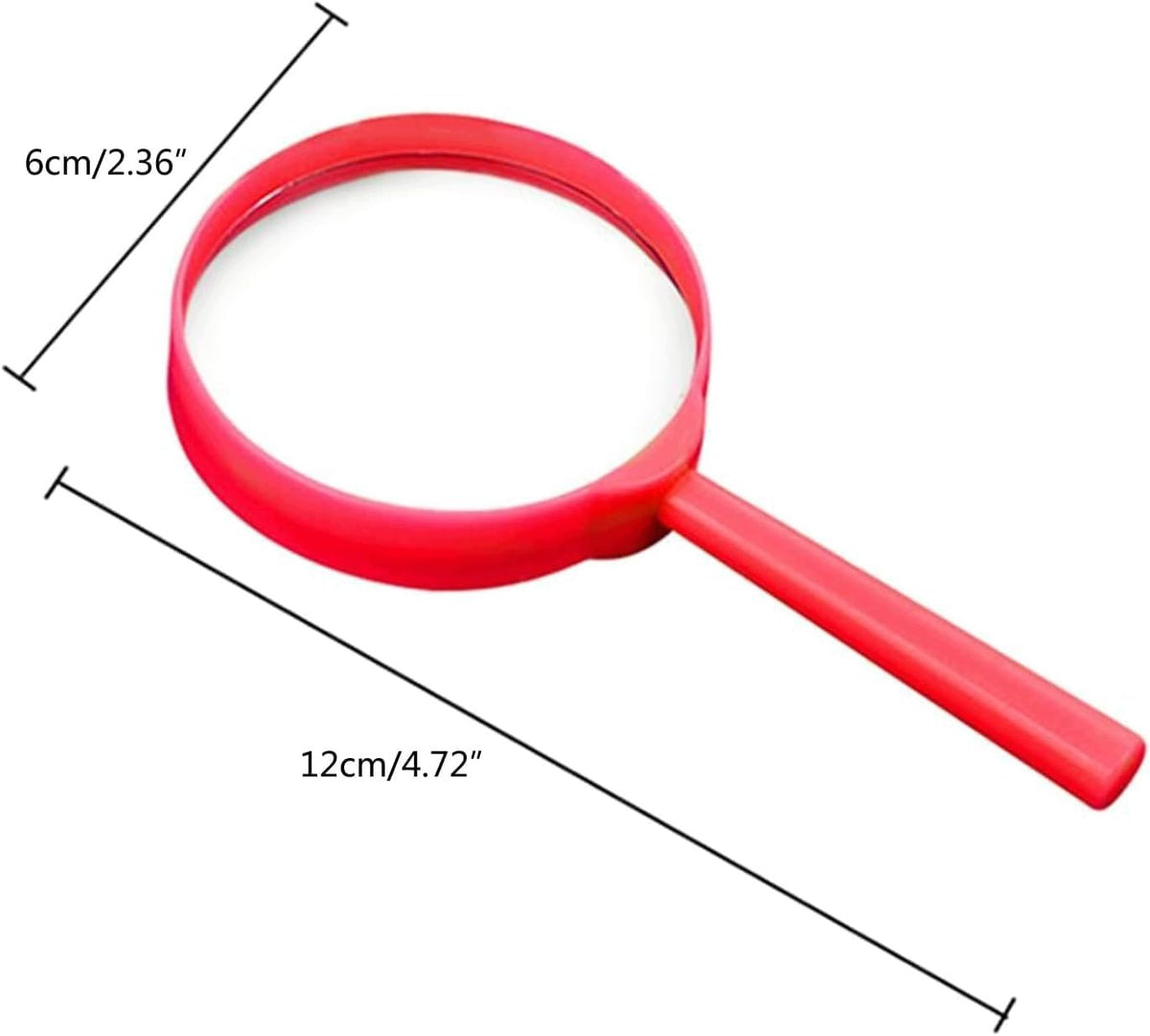 MAGNIFIERS FOR CHILDREN SET OF 18 PIECES COLORFUL HAND MAGNIFIER FOR DETECTIVE PLAY Brand no brand