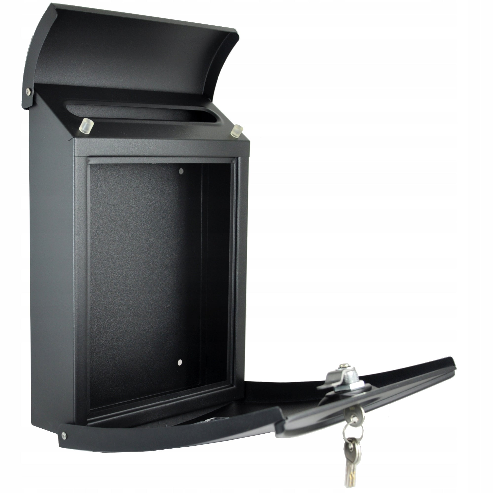 MAILBOX CONVEX MODERN 3 KEYS, SCREWS Product height 30.5 cm