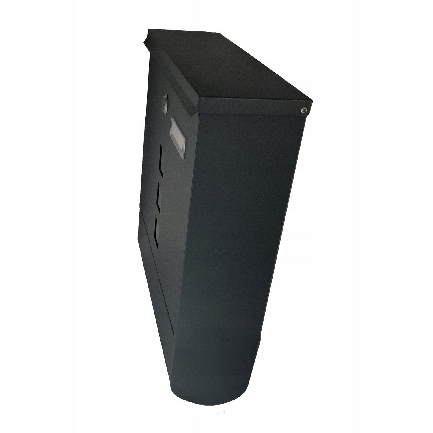 MAILBOX FOR LETTERS NEWSPAPER TUBE VIEWFINDER MODERN ANTHRACITE Packaging status original