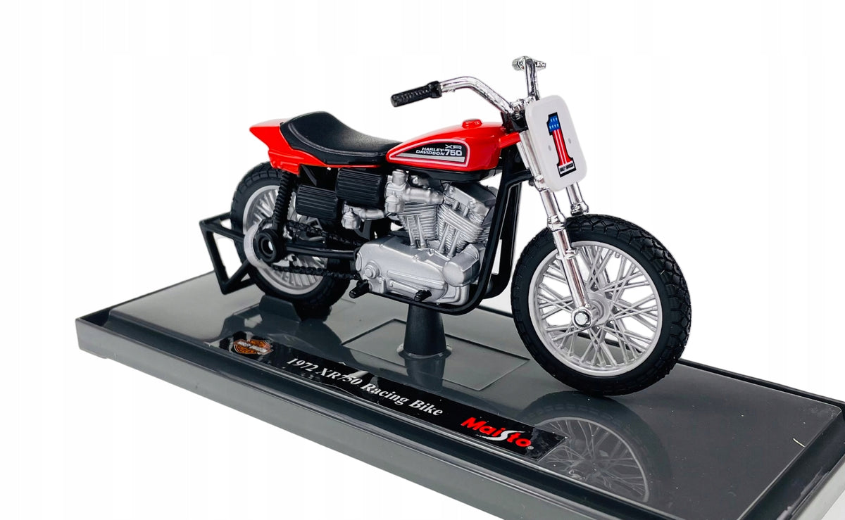 MAISTO 1972 HARLEY-DAVIDSON XR750 RACING BIKE 1:18 MOTORCYCLE NEW MODEL
