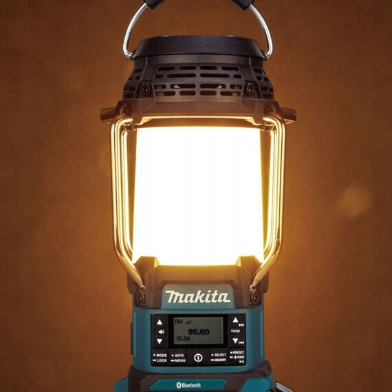 MAKITA DMR057 aku rádio s LED lampou 18V/14,4V Li-ion, Bluetooth, tři světe Brand Makita