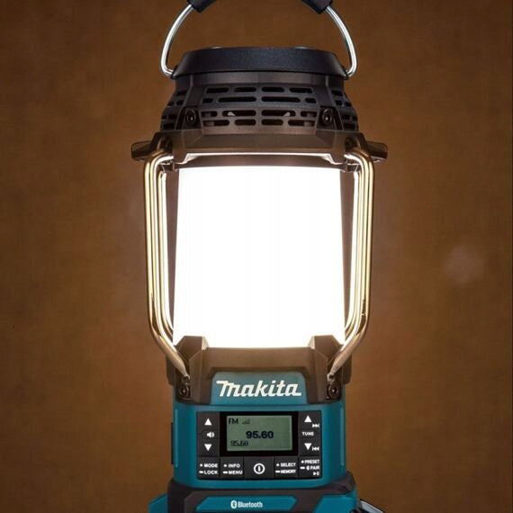 MAKITA DMR057 aku rádio s LED lampou 18V/14,4V Li-ion, Bluetooth, tři světe Series 18V LXT