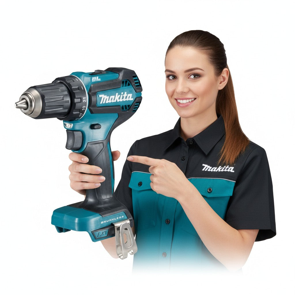 MAKITA DRILL-DRIVER 18V 50Nm WITHOUT BATTERIES AND CHARGER DDF485Z