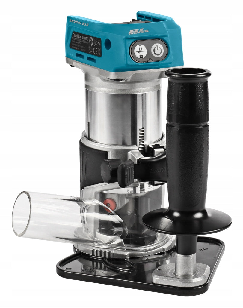 MAKITA DRT50ZJX2 HIGH SPINDLE EDGE MILLING MACHINE 18V SUITCASE Series LXT