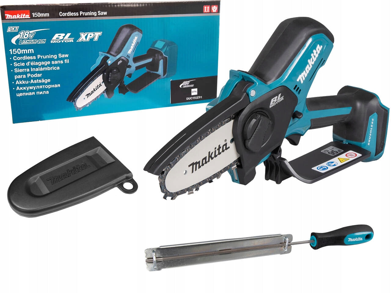 MAKITA Lightweight saw for branches 18V 15cm DUC150Z01 + File