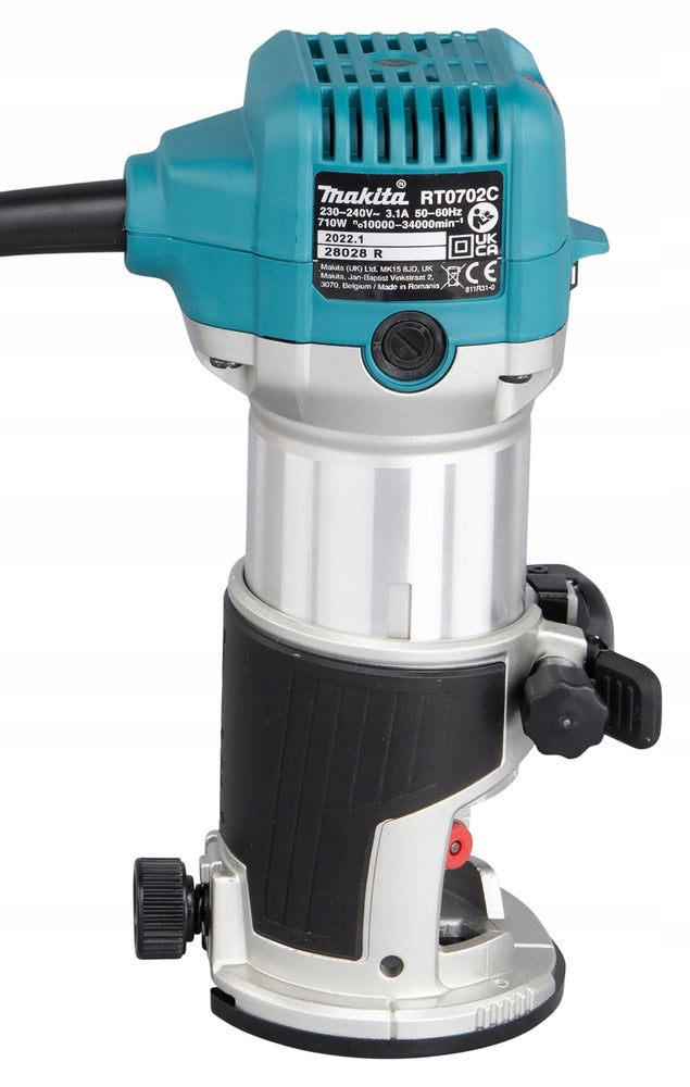 MAKITA RT0702CX2J MILLING AND CUTTING MACHINE 710W + MAKPAC Power supply mains