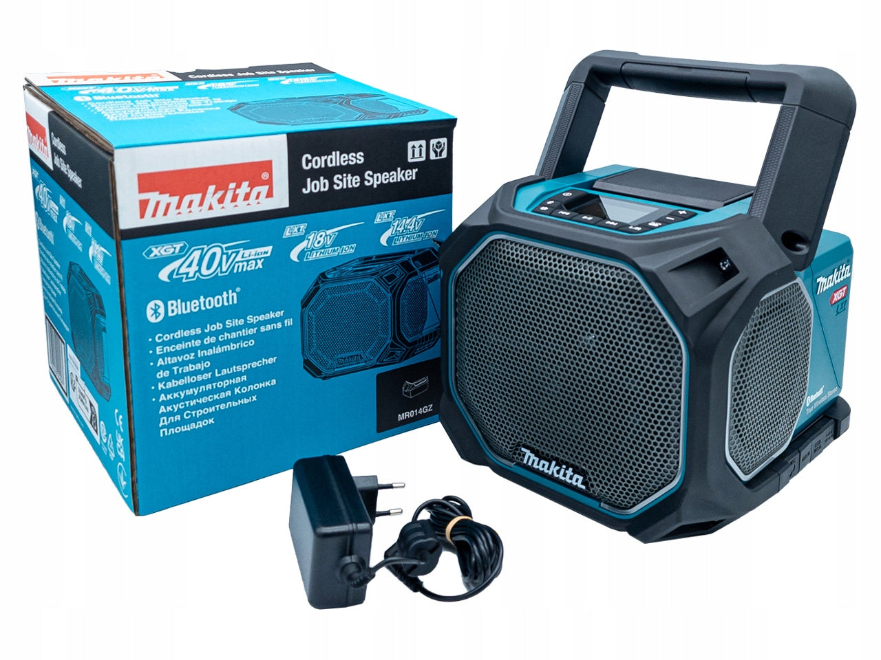 MAKITA Wireless Bluetooth speaker XGT LXT + power supply MR014G Makita PL Packaging status original