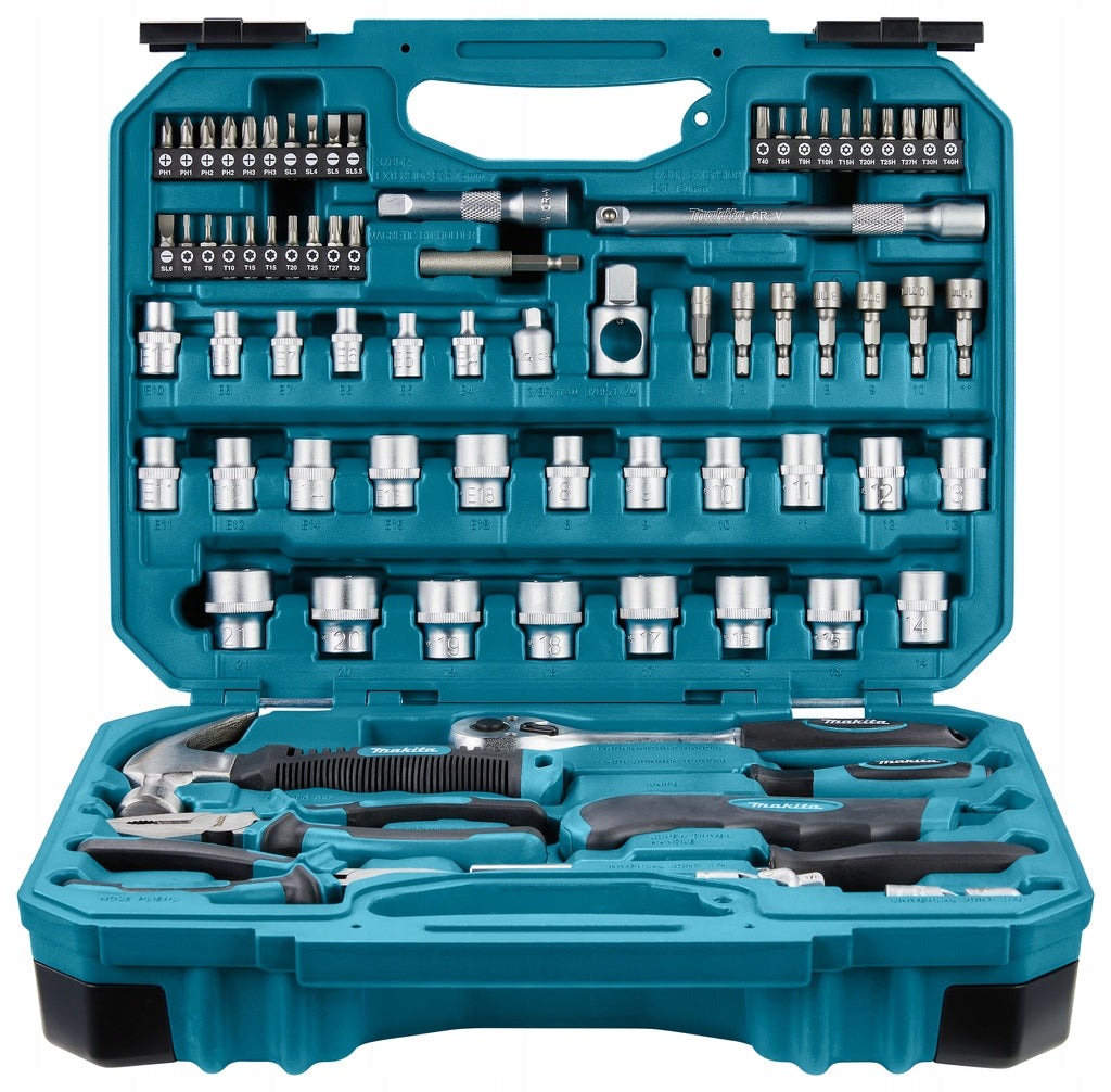 MAKITA socket wrench tool set 76 element+case E-10899 Packaging status original