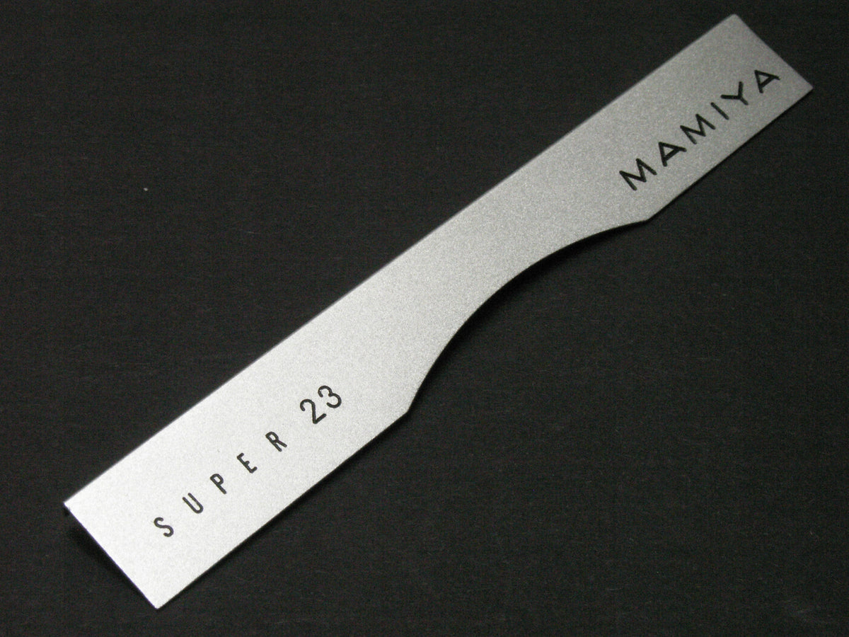 MAMIYA SUPER 23 nameplate wersja srebrna UNIKAT! Brand Mamiya