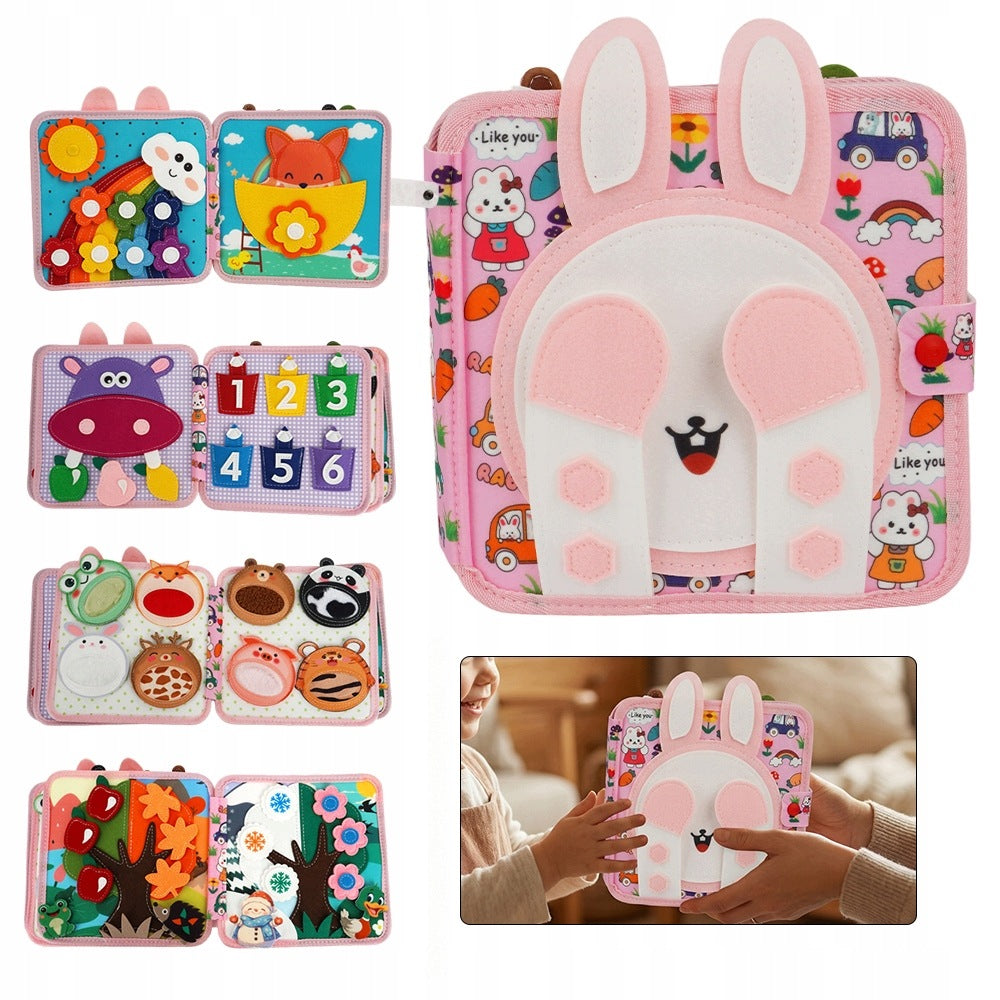 MANIPULATION BOARD MONTESSORI BUNNY SENSORY BOOK Brand no brand