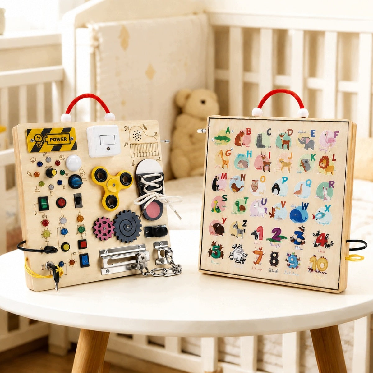 MANIPULATION BOARD SENSORY LED LIGHT SWITCH MONTESSORI Packaging status original