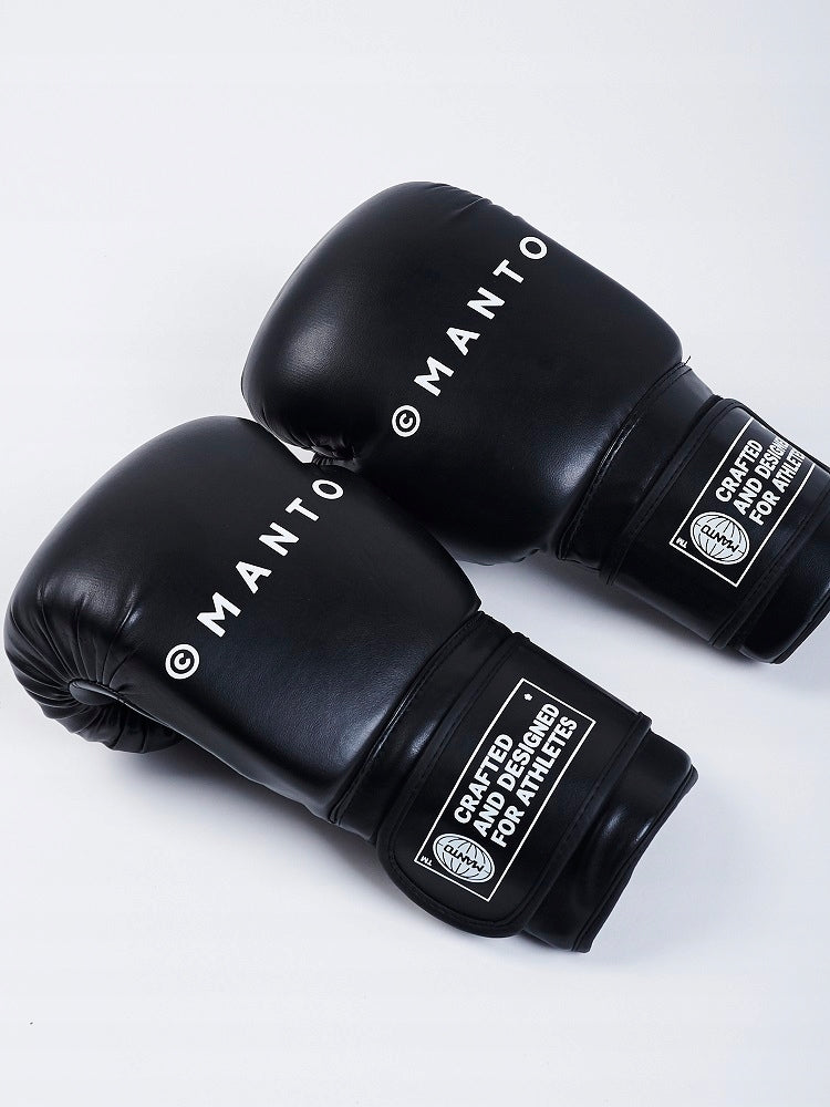 MANTO GLOVES BOXING MUAY THAI KICKBOXING IMPACT LEATHER 12 OZ Manufacturer code Manto RĘKAWICE BOKSERSKIE Impact+ czarne