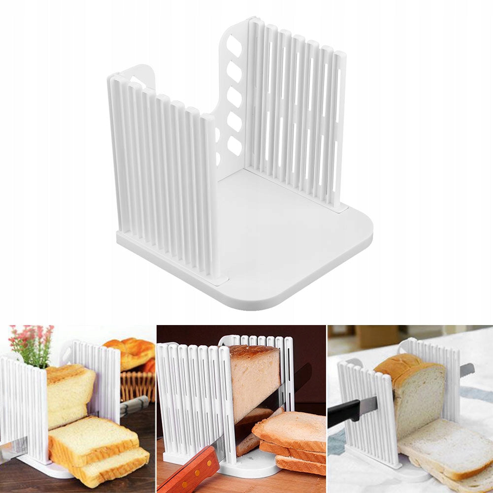 MANUAL BAMBOO FOLDING BREAD SLICER Packaging status original