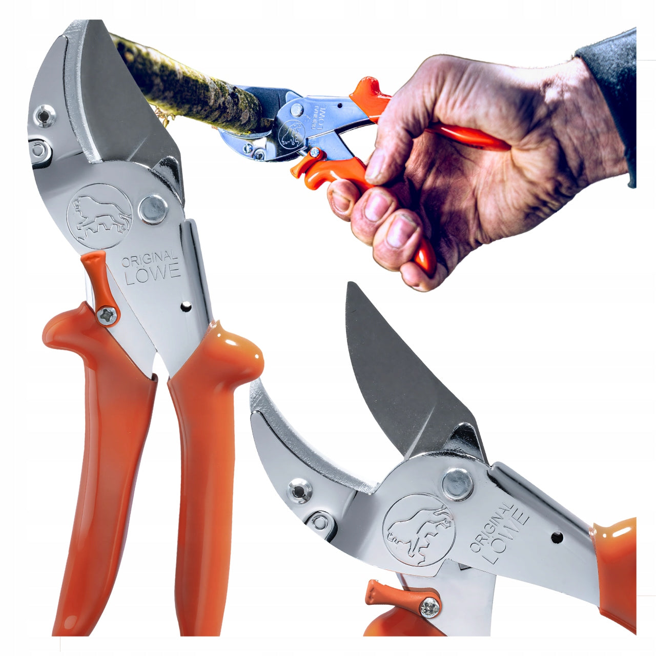 MANUAL BRANCH PRUNER FOR THICK GARDEN ANVIL 30mm 10.107 LOWE