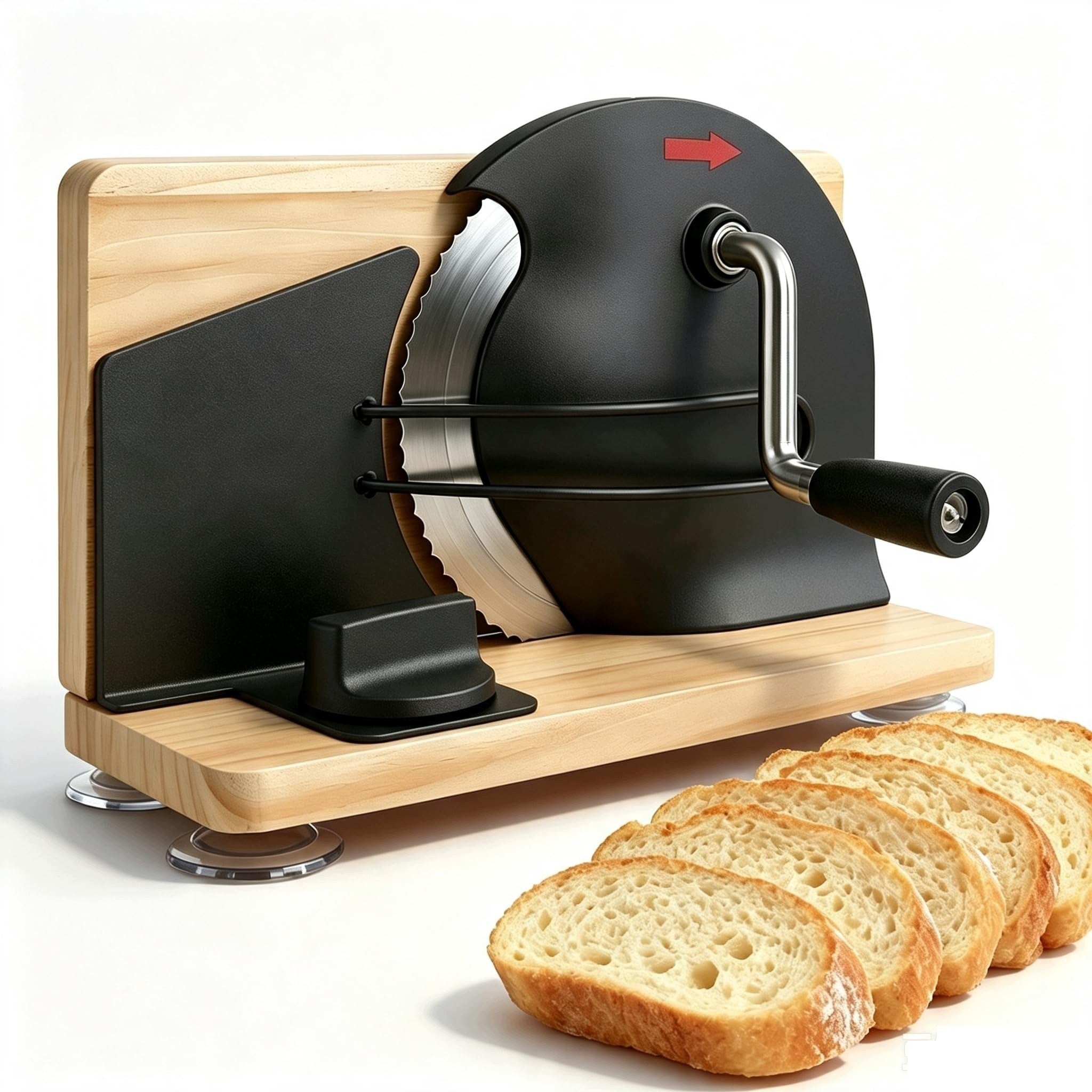 MANUAL BREAD SLICER UNIVERSAL SLICER WITH SUCTION CUPS