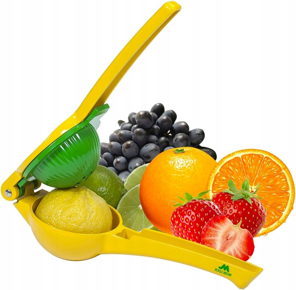 MANUAL CITRUS JUICER WITH TWO ALUMINUM ALLOY BOWLS