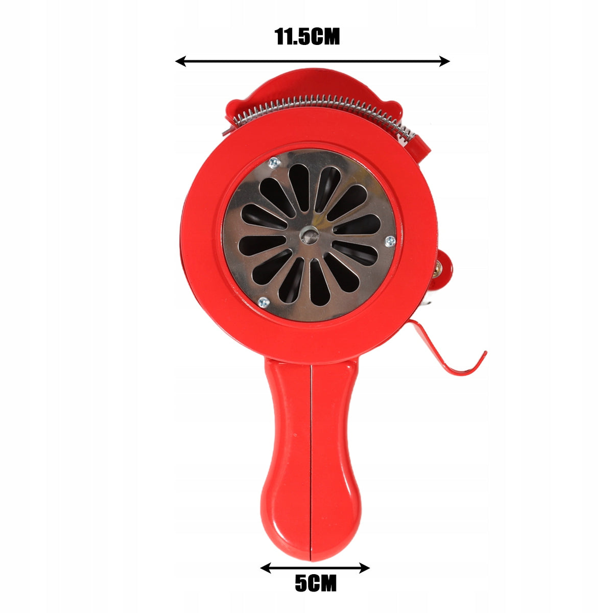 MANUAL CRANK SIREN 120DB RED PORTABLE HANDHELD Warning Siren Manufacturer code 6932586032790