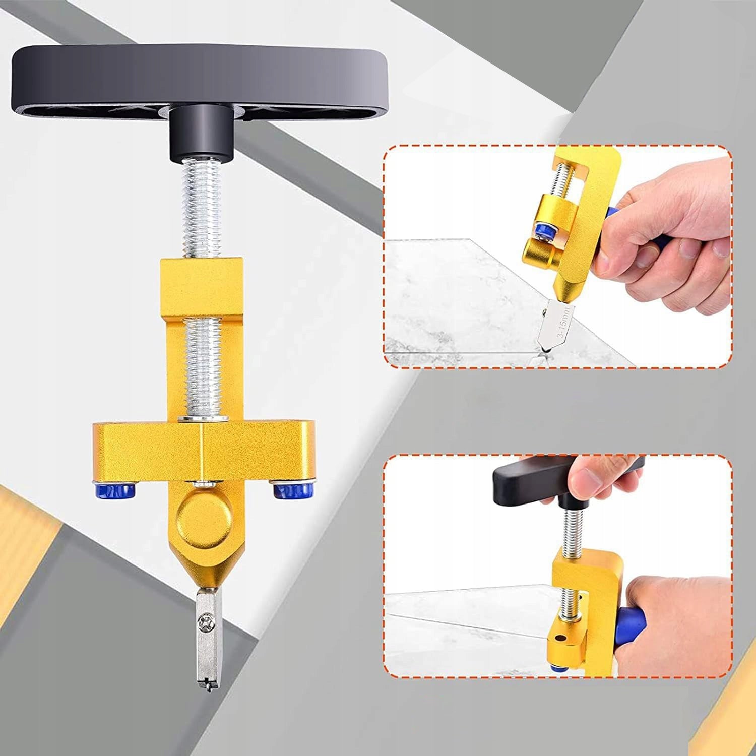 MANUAL CUTTER FOR CUTTING GLASS /PLATE 2IN1 FOR HOME DIY WINDOW GLASS Packaging status original