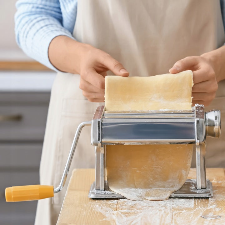 MANUAL LASAGNA DUMPLINGS PASTA DOUGH ROLLING MACHINE 2in1 Manufacturer code DOMOWYDEKOR78568