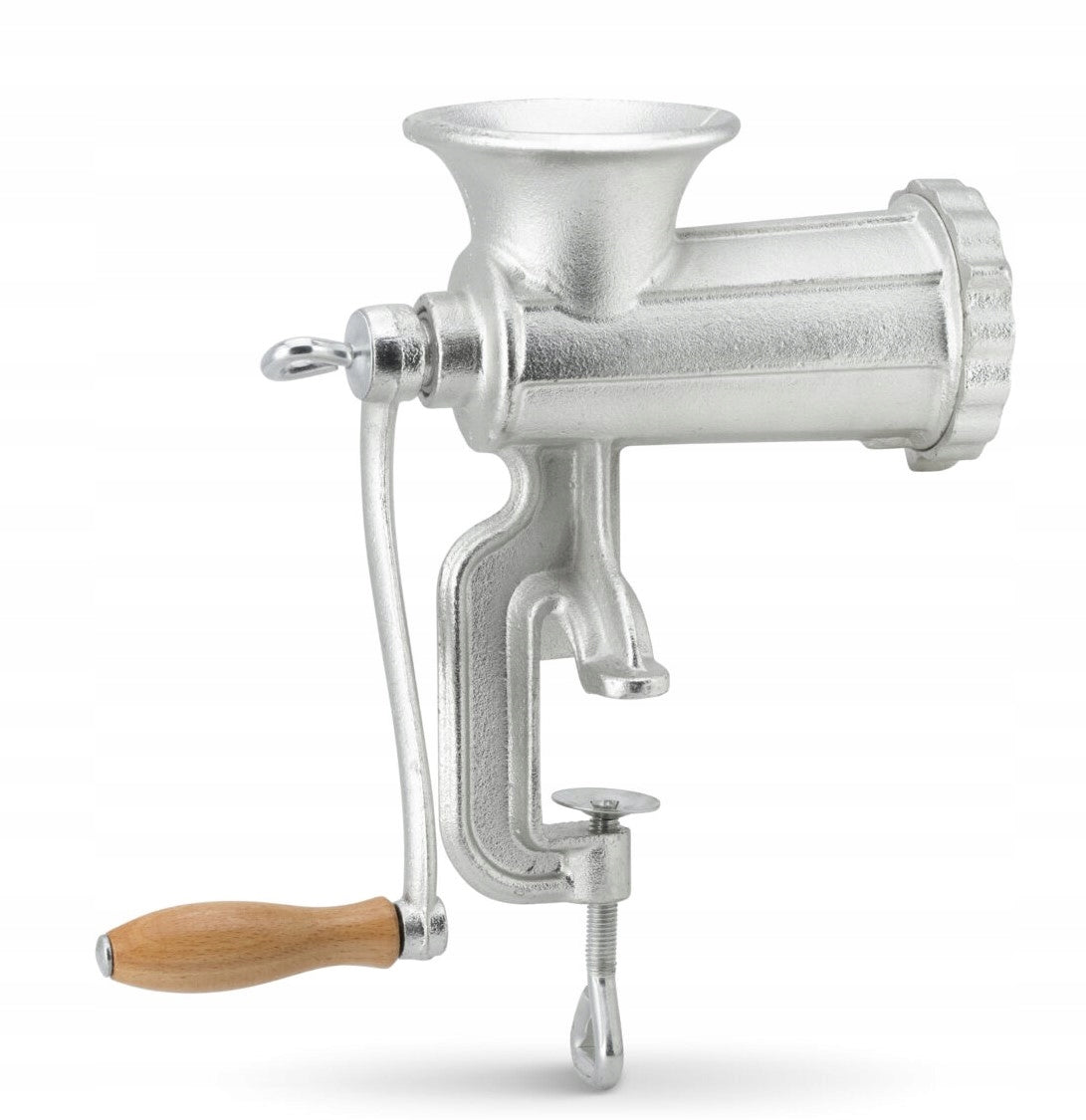 MANUAL MEAT GRINDER Cast Iron No. 5 Stuffer 3 Sita 3 Funnels Power rating 0 W
