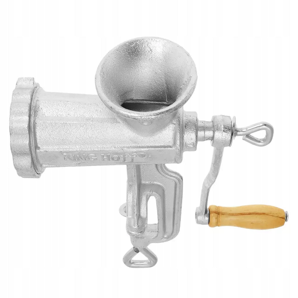 MANUAL MEAT GRINDER Cast Iron No. 8 Stuffer 3 Sita 3 Funnels Model 1427