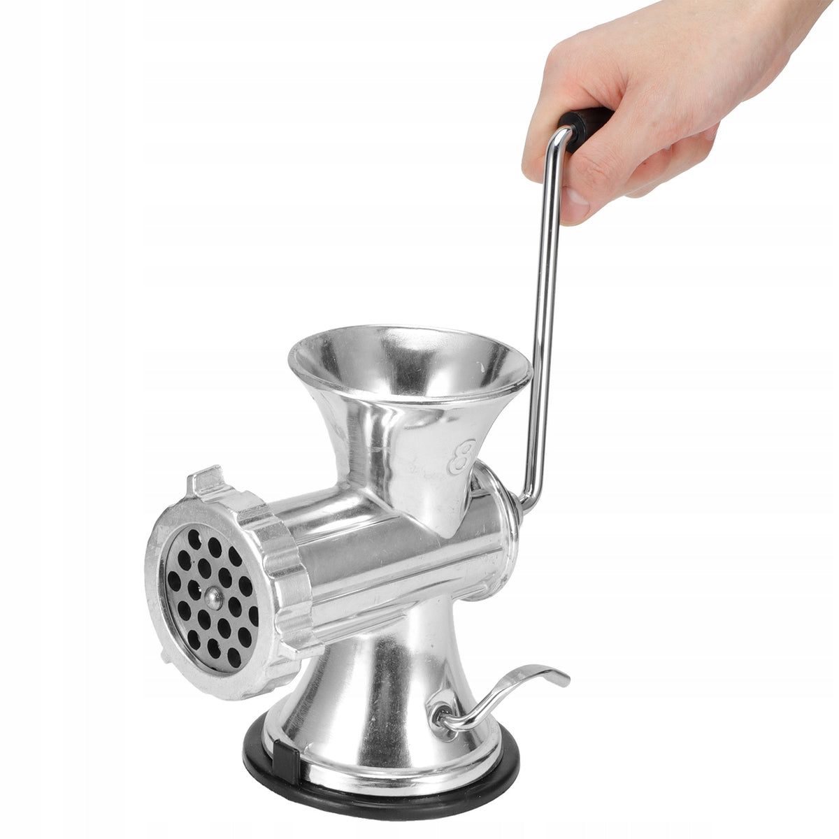 MANUAL MEAT GRINDER FOR PREPARING MINCED SAUSAGE MEAT Packaging status original