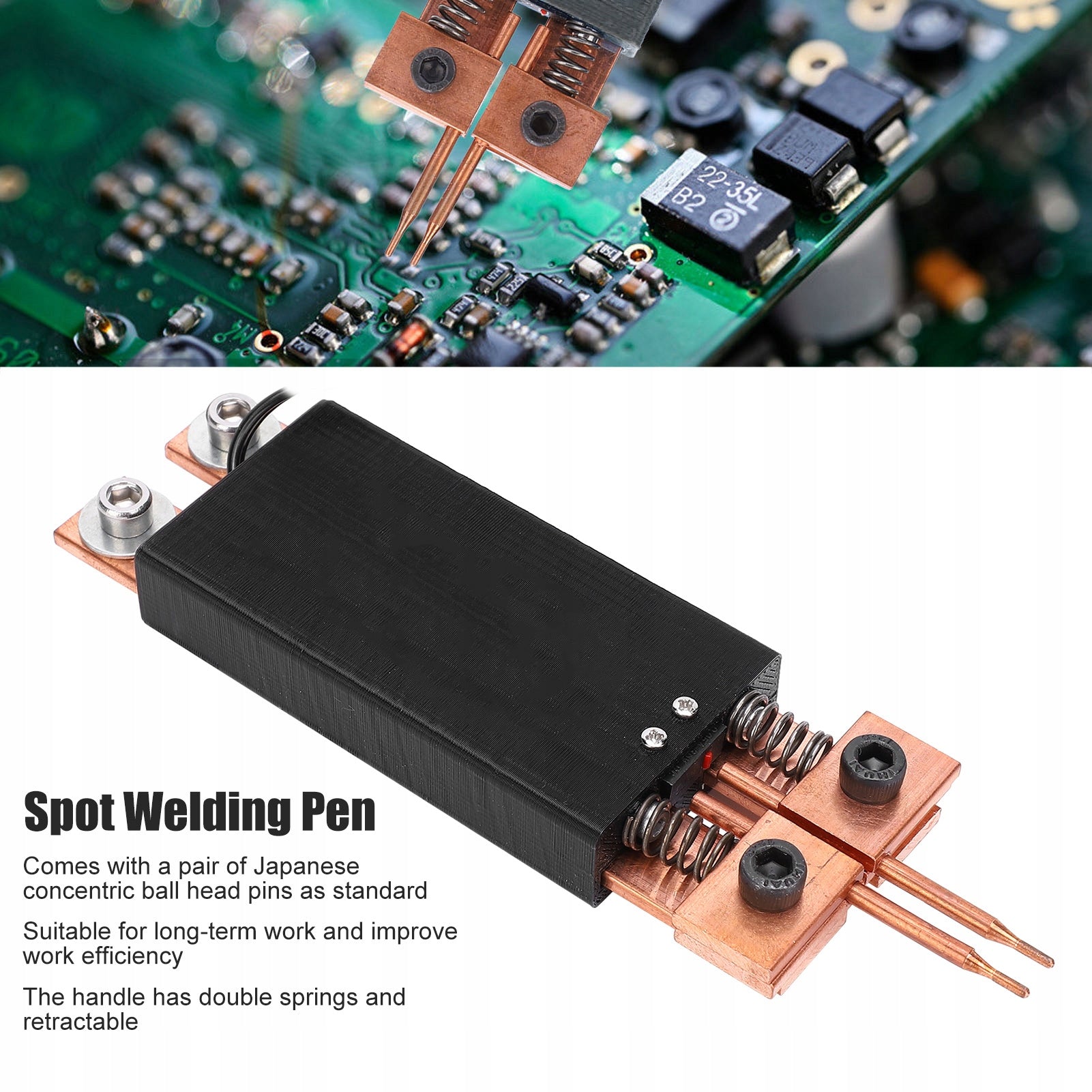 MANUAL PORTABLE SPOT WELDING MACHINE FOR BATTERY POINT CELLS Maximum power 1 W