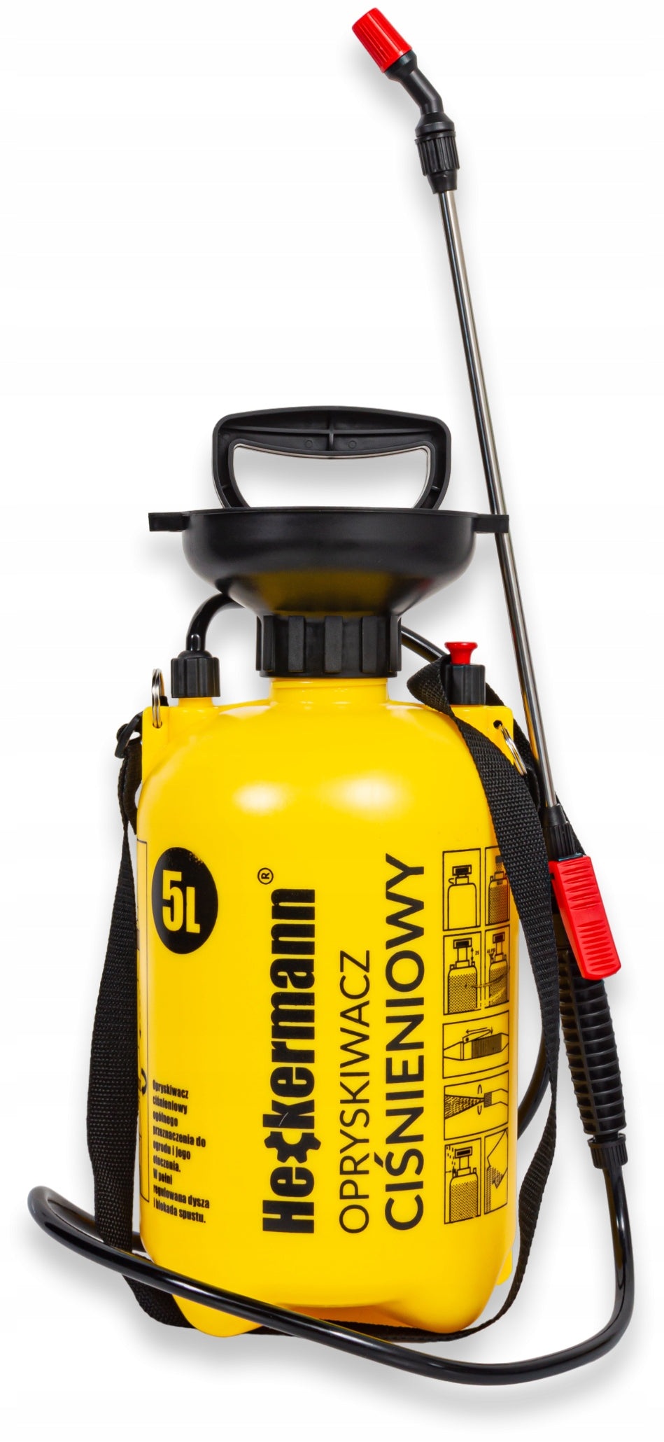 MANUAL PRESSURE SPRAYER WASHER LARGE CAPACITY 5L NOZZLE ADJUSTMENT Packaging status original