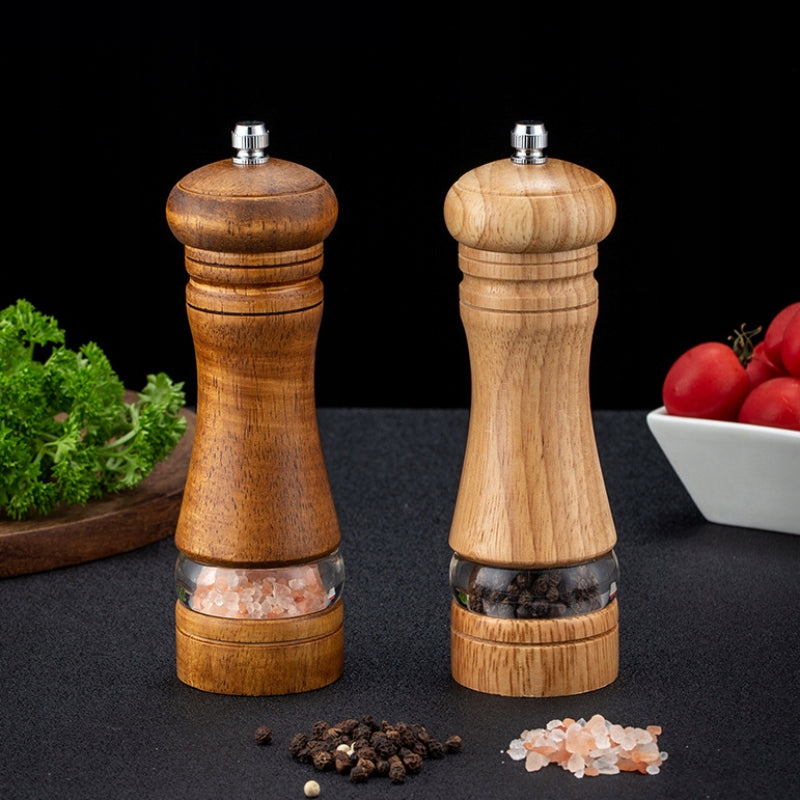 MANUAL SALT AND PEPPER GRINDER WOODEN 2 SET +base Manufacturer code GM02110617