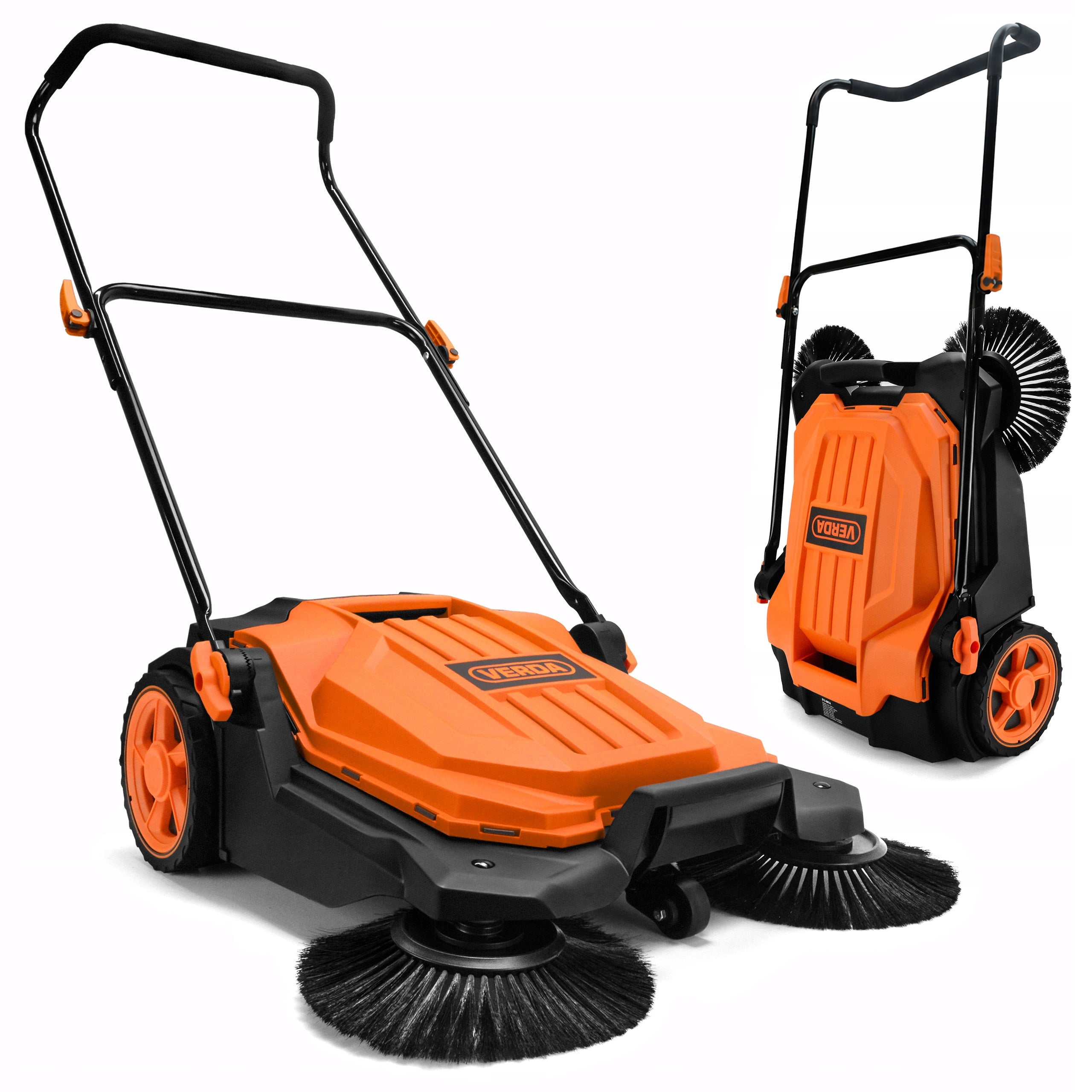 MANUAL SWEEPER PICKER FOR LEAVES OF PAVEMENT DRIVEWAY PAVING STONES 20L 65CM