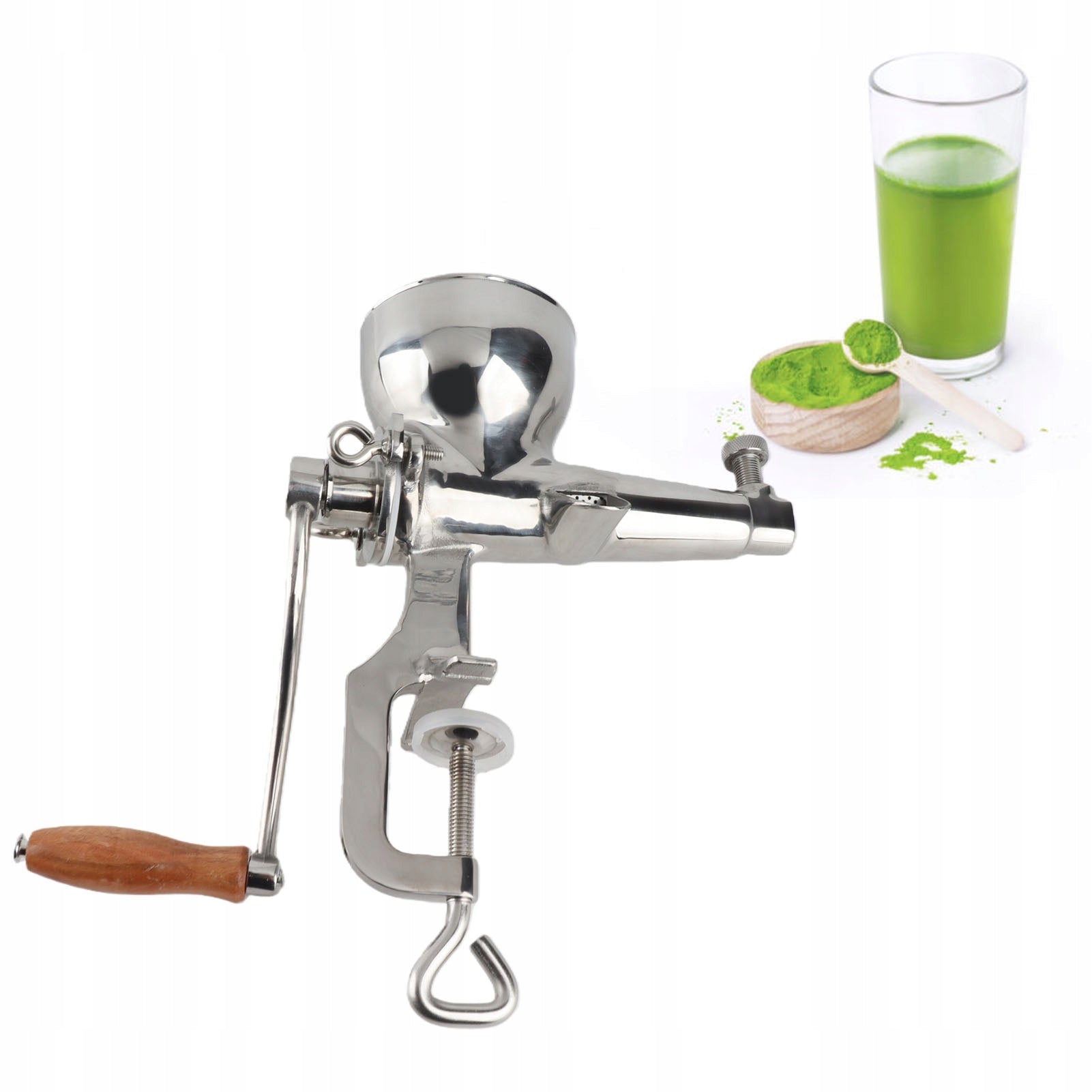MANUAL VEGETABLE FRUIT JUICER MACHINE CAST IRON RETRO SQUEEZER