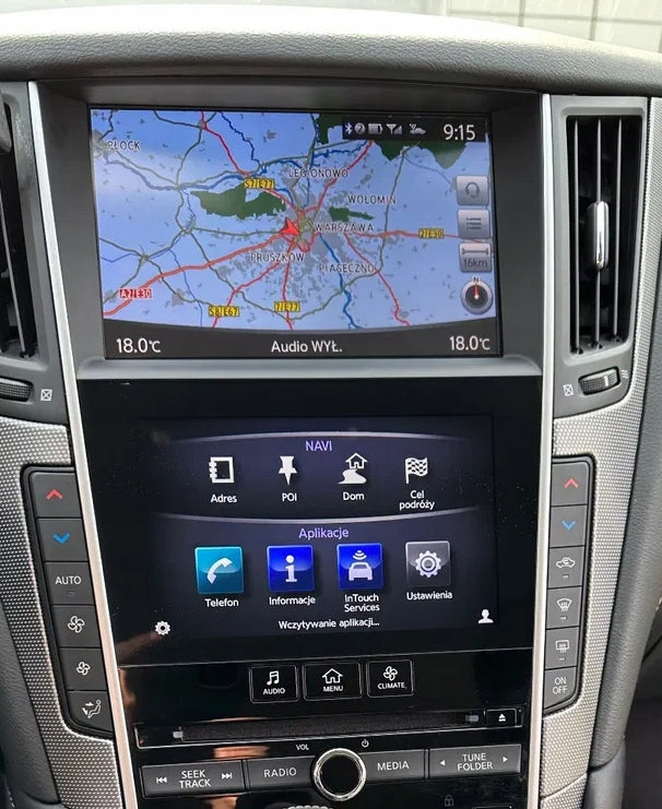MAP CARD INFINITI INTOUCH 2021 V6 EUROPE Q & QX Brand INFINITI