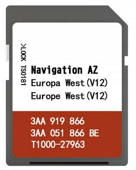MAP CARD RNS 315 V12 2020 LATEST GOLF PASSAT TIGUAN POLO EAN (GTIN) 5906970582308