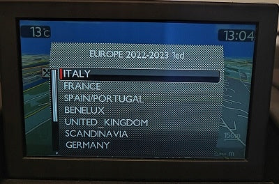 MAP CITROEN 2023 EUROPE DS3 DS4 DS5 C3 C4 C5 USB Brand Citroen