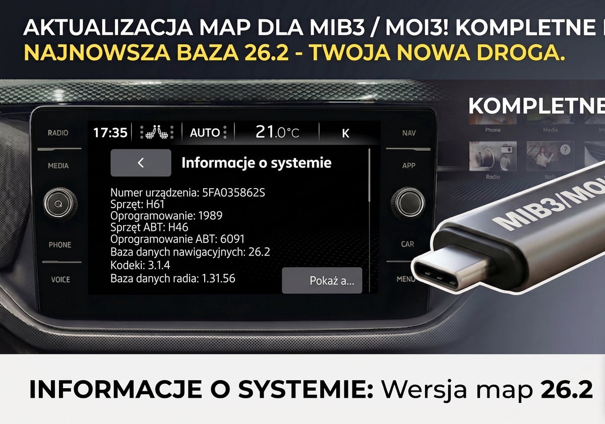 MAP DISCOVER PRO GEN3 MIB3 2026 FOR CUPRA FORMENTOR TERRAMAR LEON ATECA