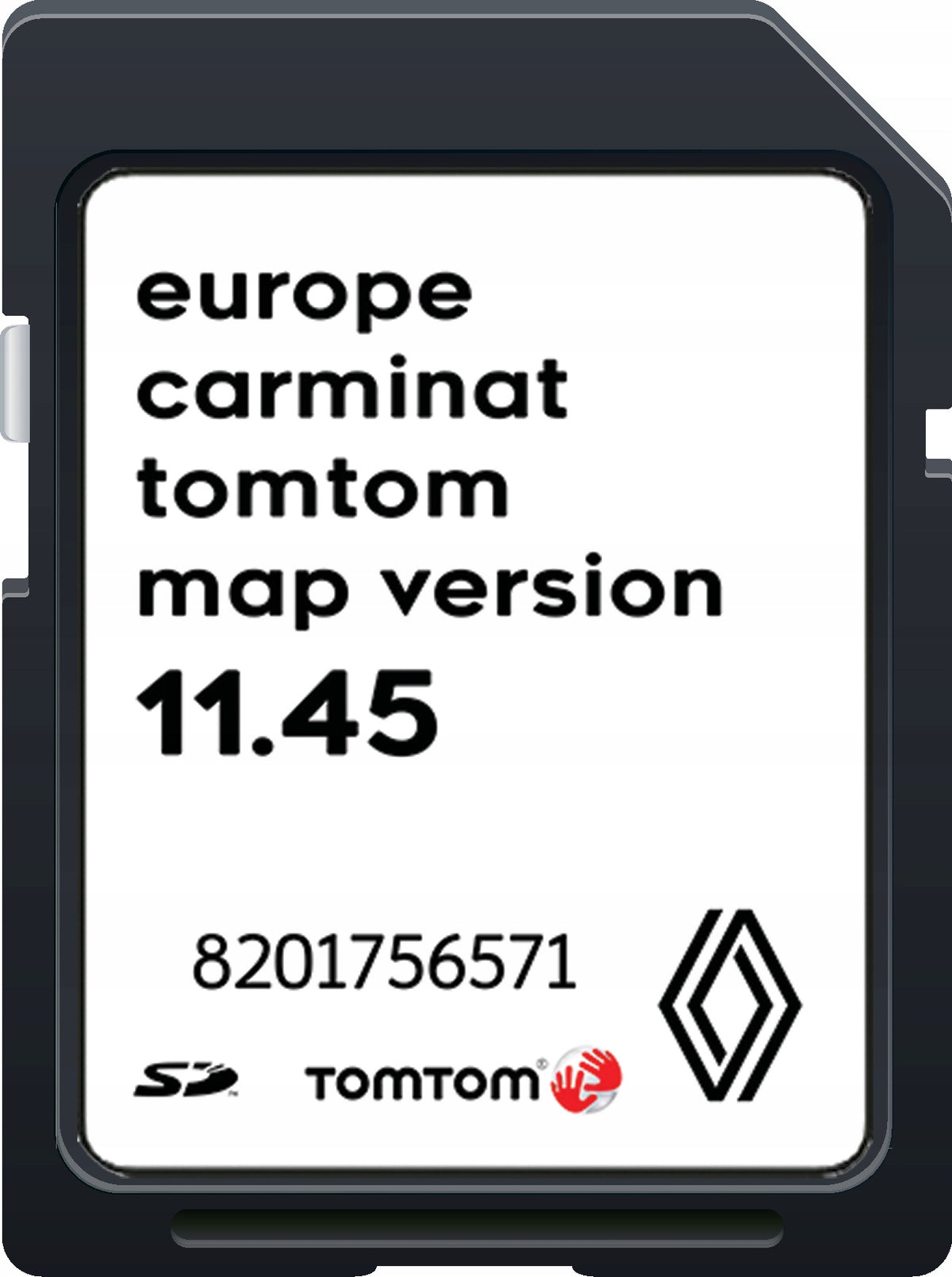 MAP RENAULT CARMINAT TomTom Europe 11.45 NEWEST 2025 EAN (GTIN) 0636926060004