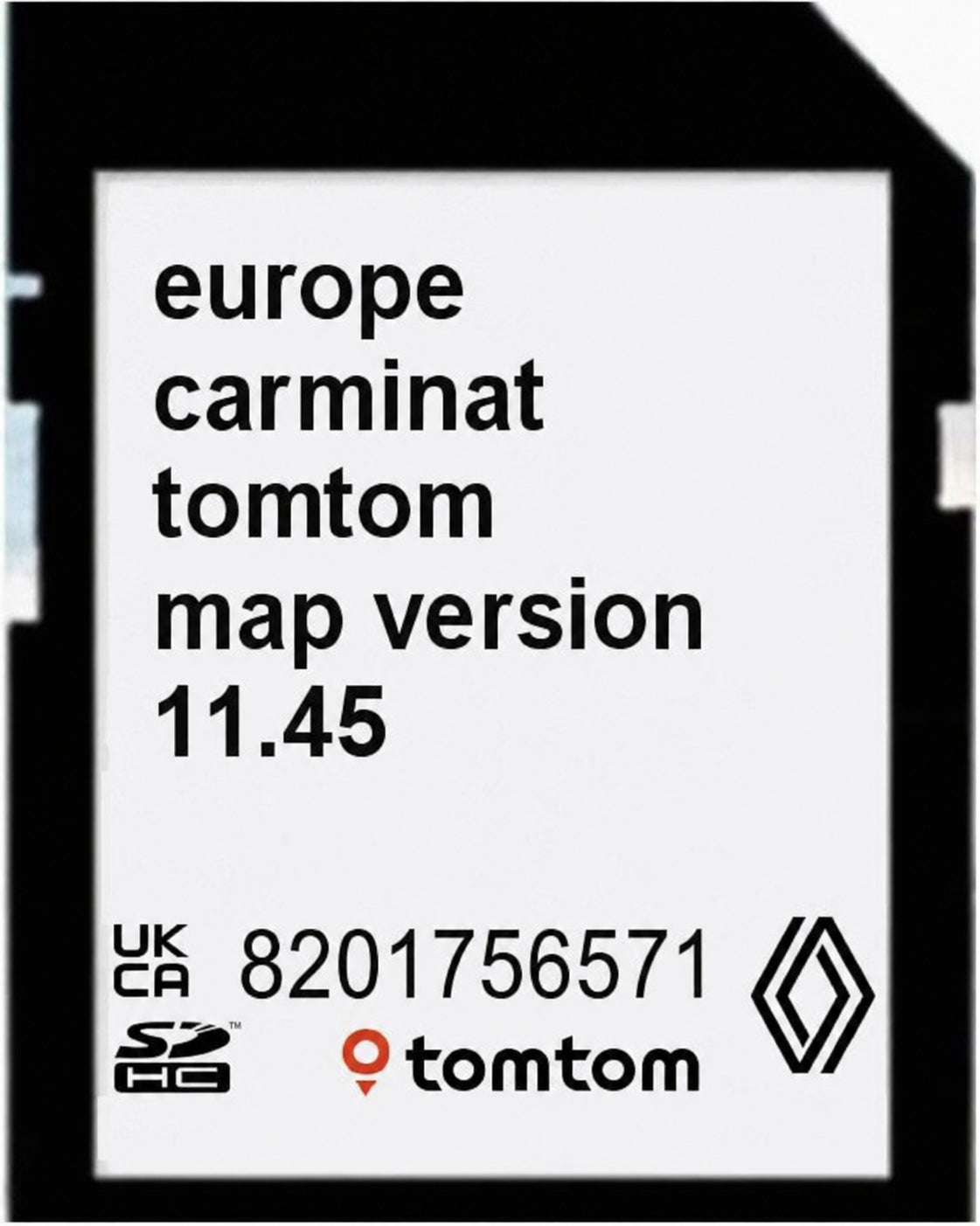 MAP RENAULT TOMTOM CARMINAT 11.45 EU RADARS