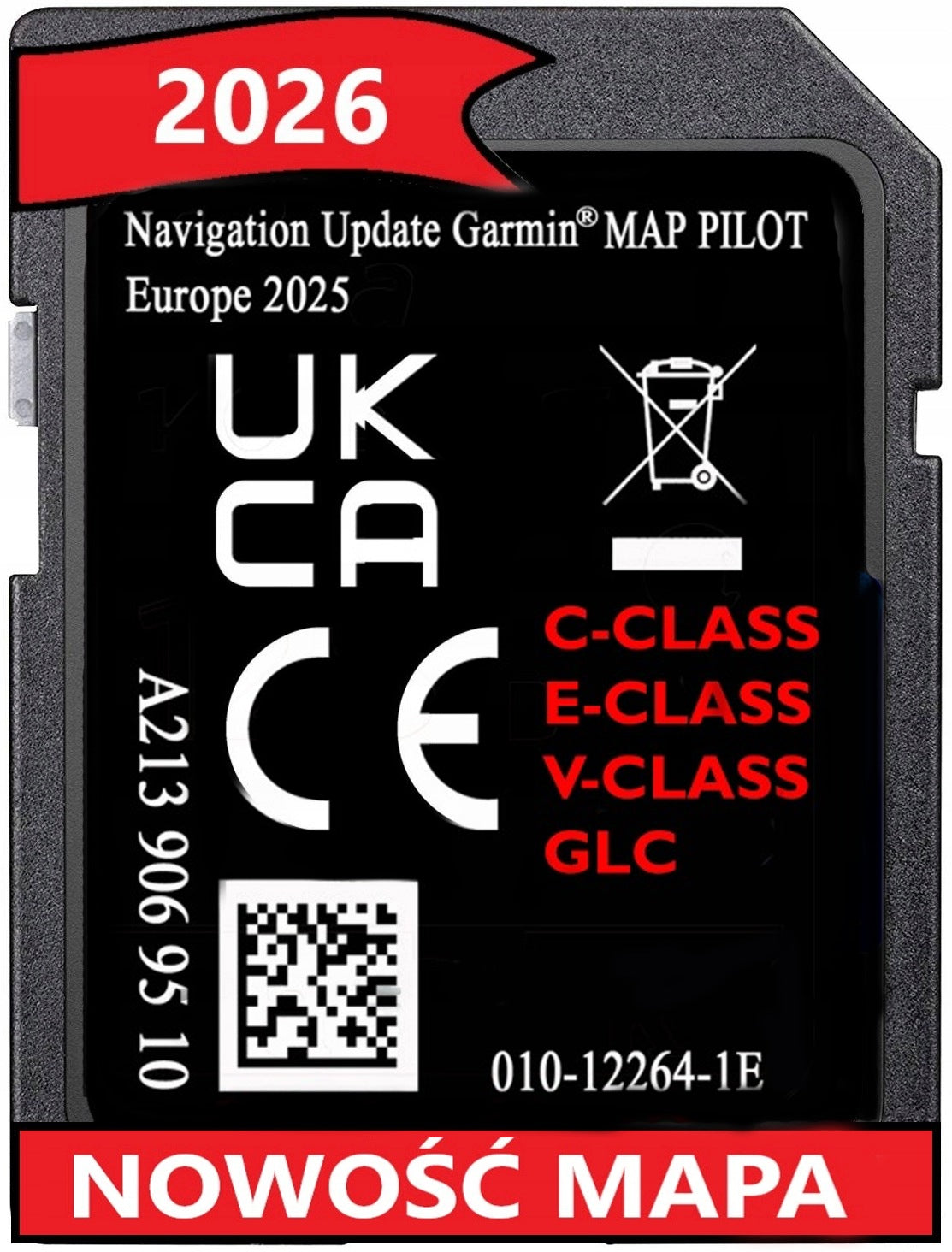 MAP TO MERCEDES CARD 2026 A B C E CLA GLC GLA GLE GLS READER MENU PL