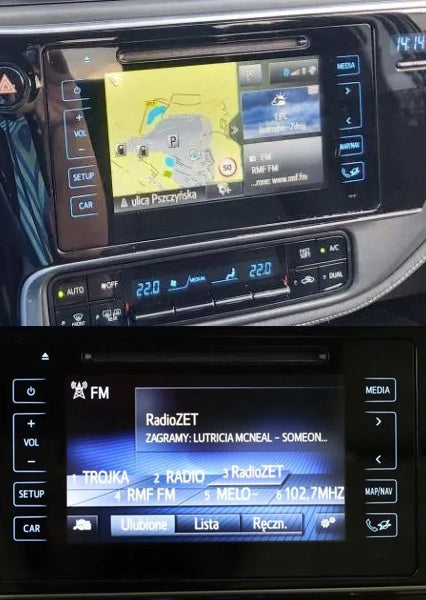 MAP TOYOTA COROLLA (2014-2019) TOYOTA TOUCH 2 GO 2025 USB PENDRIVE