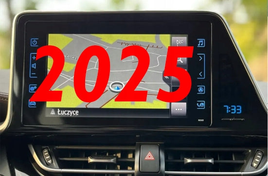 MAP UPDATE MAP 2025 TOYOTA C-HR (2016-2019) TOYOTA TOUCH 2 GO USB