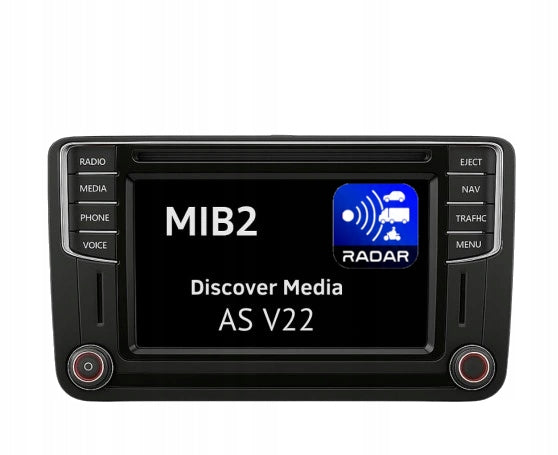 MAP VW GPS DISCOVERY MEDIA MIB2 V22 2025/2026 CADDY TIGUAN PASSAT RADARS
