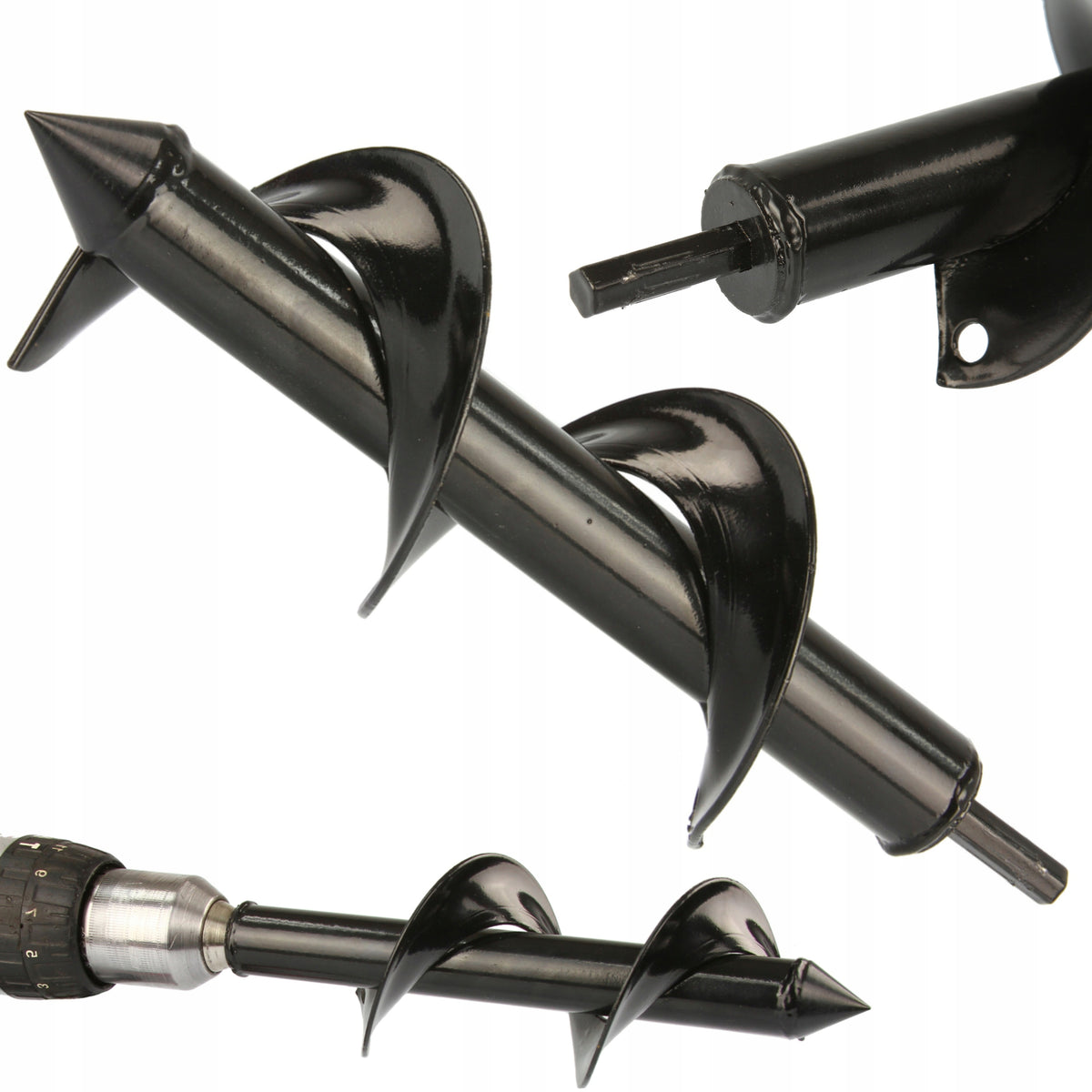 MAR-POL SOIL DRILL FOR ELECTRIC DRILL SCREWDRIVER 8x25cm M83182