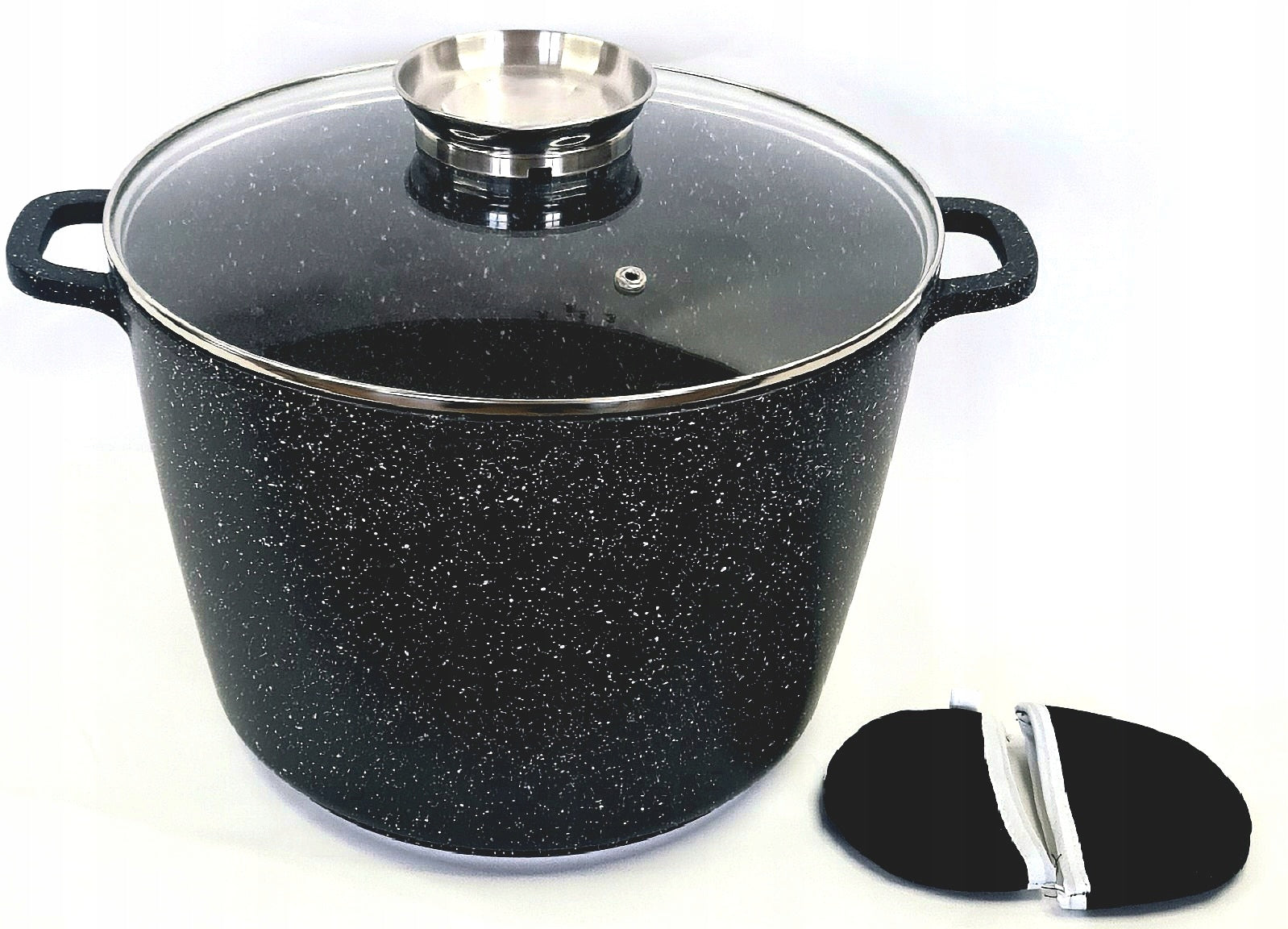 MARBLE POT 10 L WITH GLASS COVER INDUCTION