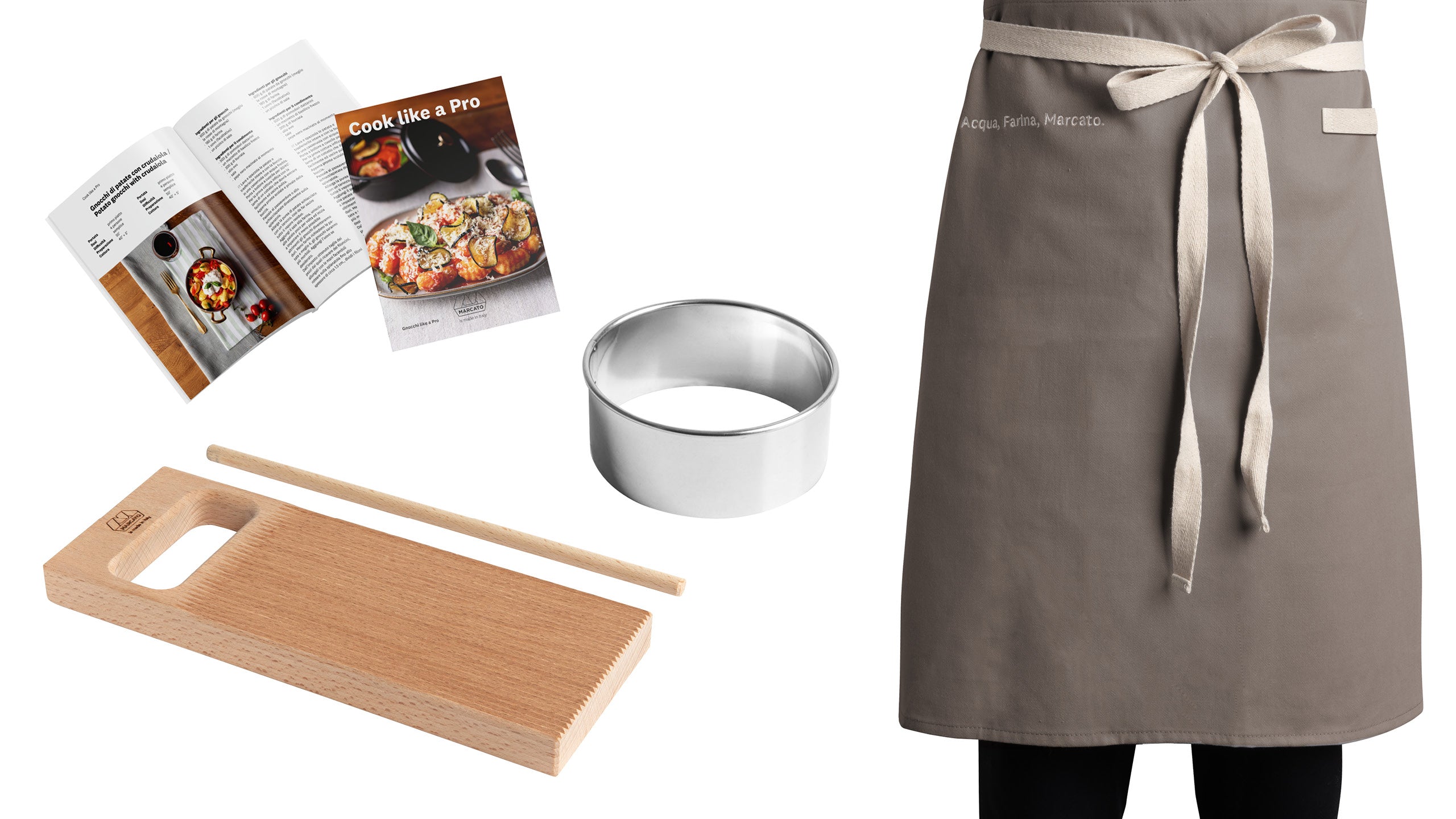 MARCATO Like A Pro – Gift set for Gnocchi, Standard Manufacturer code BP-GNO-DIS