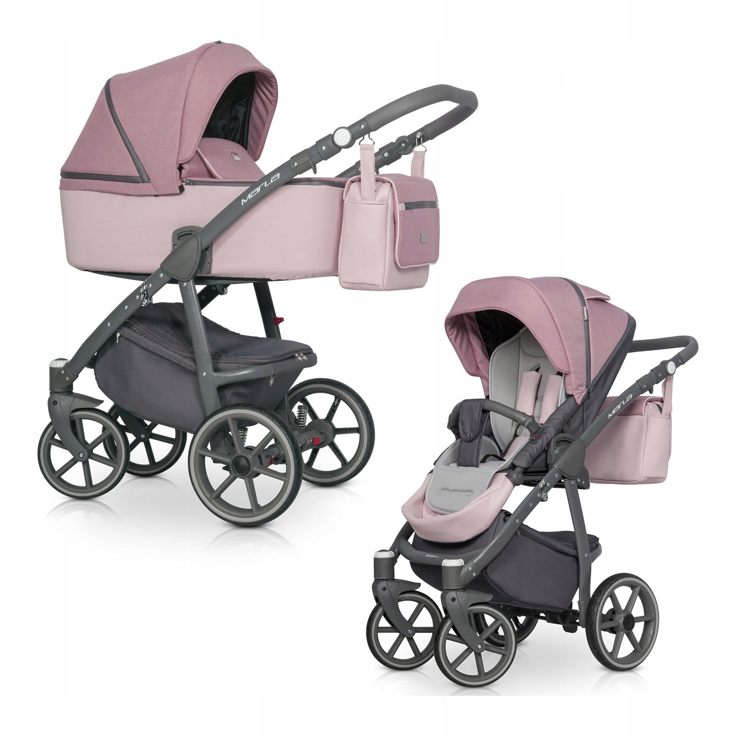 MARLA 2-in-1 Multifunction Stroller BAG + FOIL + MOSQUITO NET Lightweight HDA Wheels